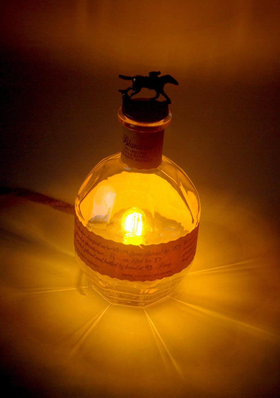 Whiskey Bottle Lamp