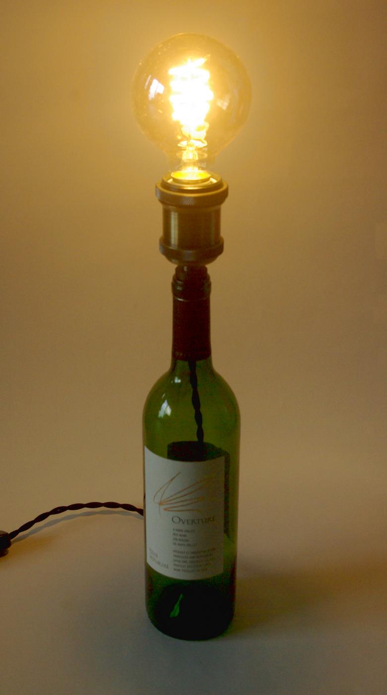 Wine Bottle Lamp
